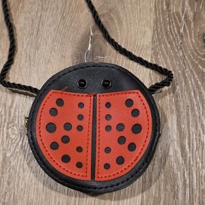 Ladybug Kids Coin Purse - Red and Black